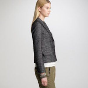 J. Crew Marled Thandie Blazer in Heather Graphite Size: 0